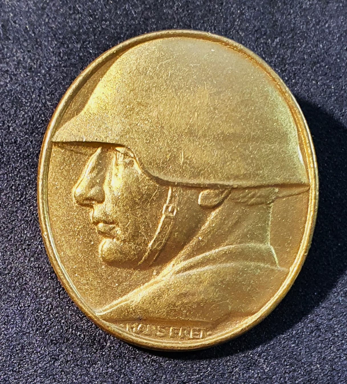 Schweizer Armee Plaketten & Abzeichen: V042B - Brosche Schweizer Nationalspende Silber vergoldet – Gebraucht aus Reinach BL von Boston-Verkauf 1