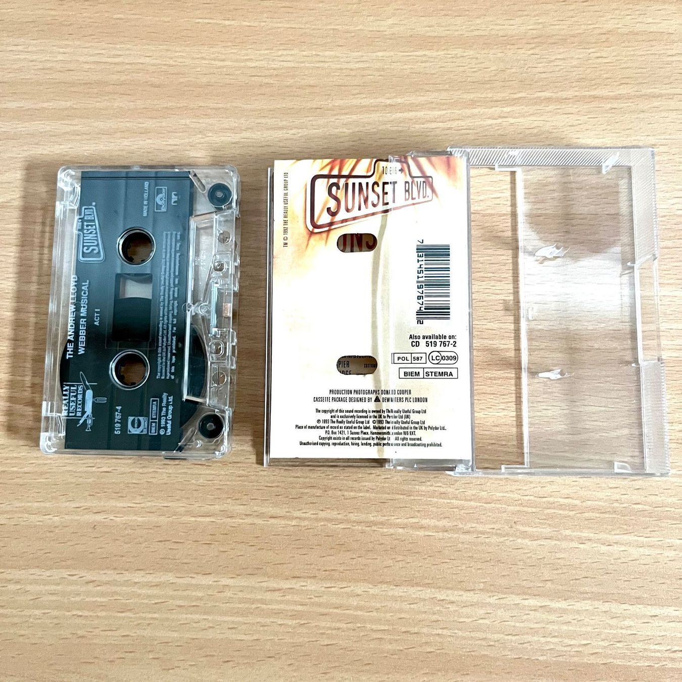 Cassettes audio: MC - Sunset BLVD. - Andrew Lloyd Webber – D'occasion à Amlikon-Bissegg par riestig 1