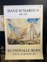 Kunsthalle Bern Hans Scharoun Plakat 1974