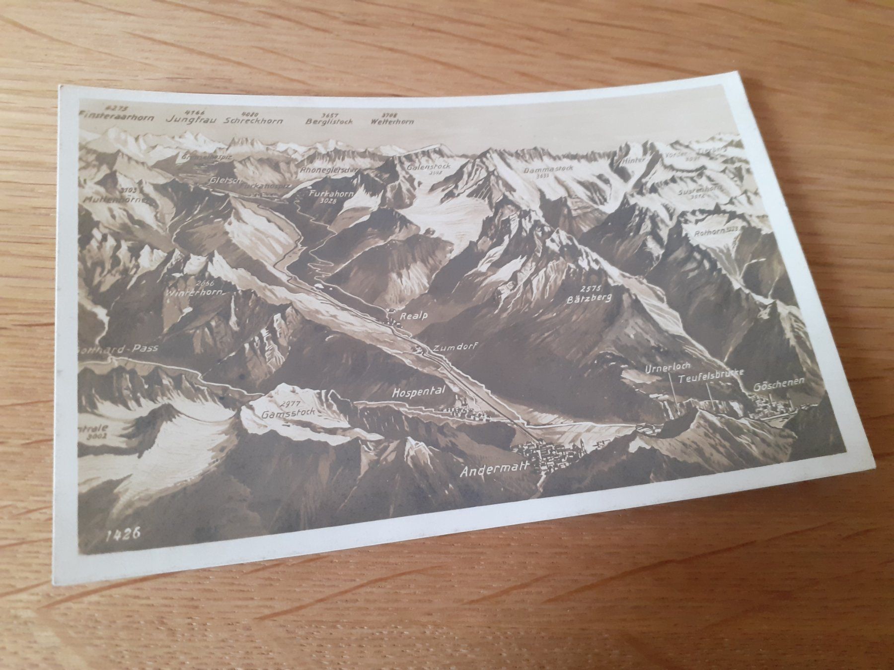 Cartoline postali: FURKA-GOTTHARD-RELIEF – Usato da Winterthur venduto da Ornyx7