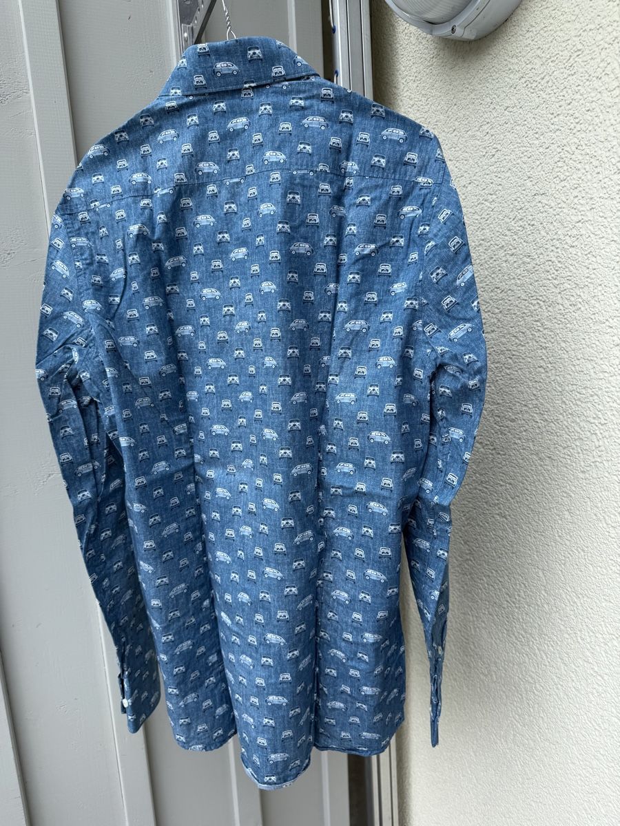 Camicie: EINHORN Hemd Gr. 38 Blau mit Autos – Usato da Schattdorf venduto da lestage 3