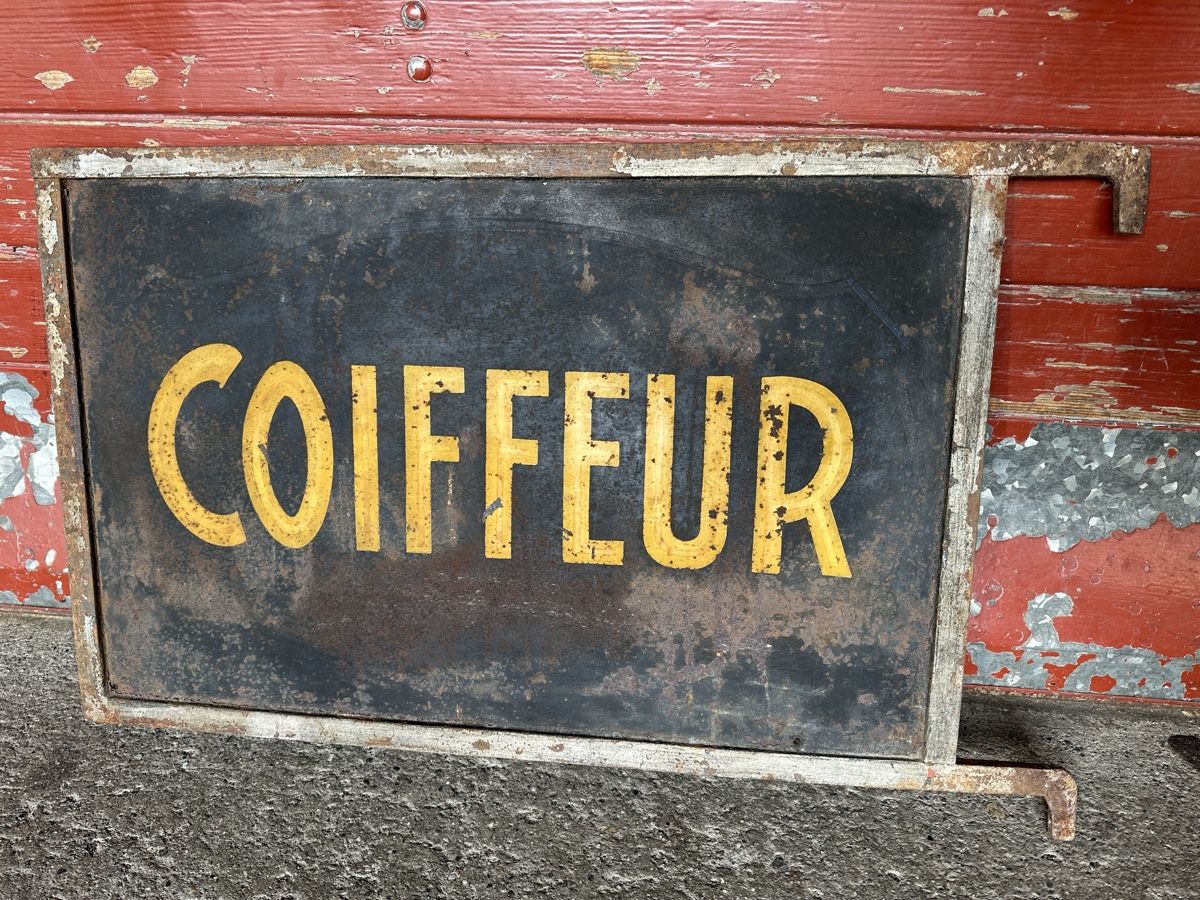 Insegne: Coiffeur schild aushänger antik – Usato da Reinach AG venduto da rares75 1