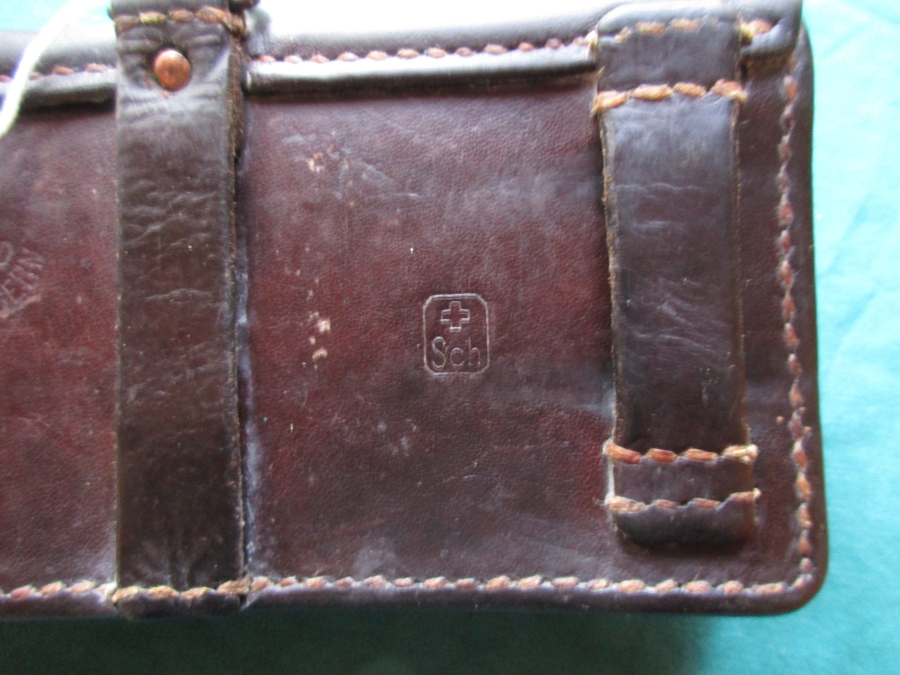 Schweizer Armee Stichwaffen: Patronentasche (9) 1918 – Gebraucht aus Bowil von vifi01 4