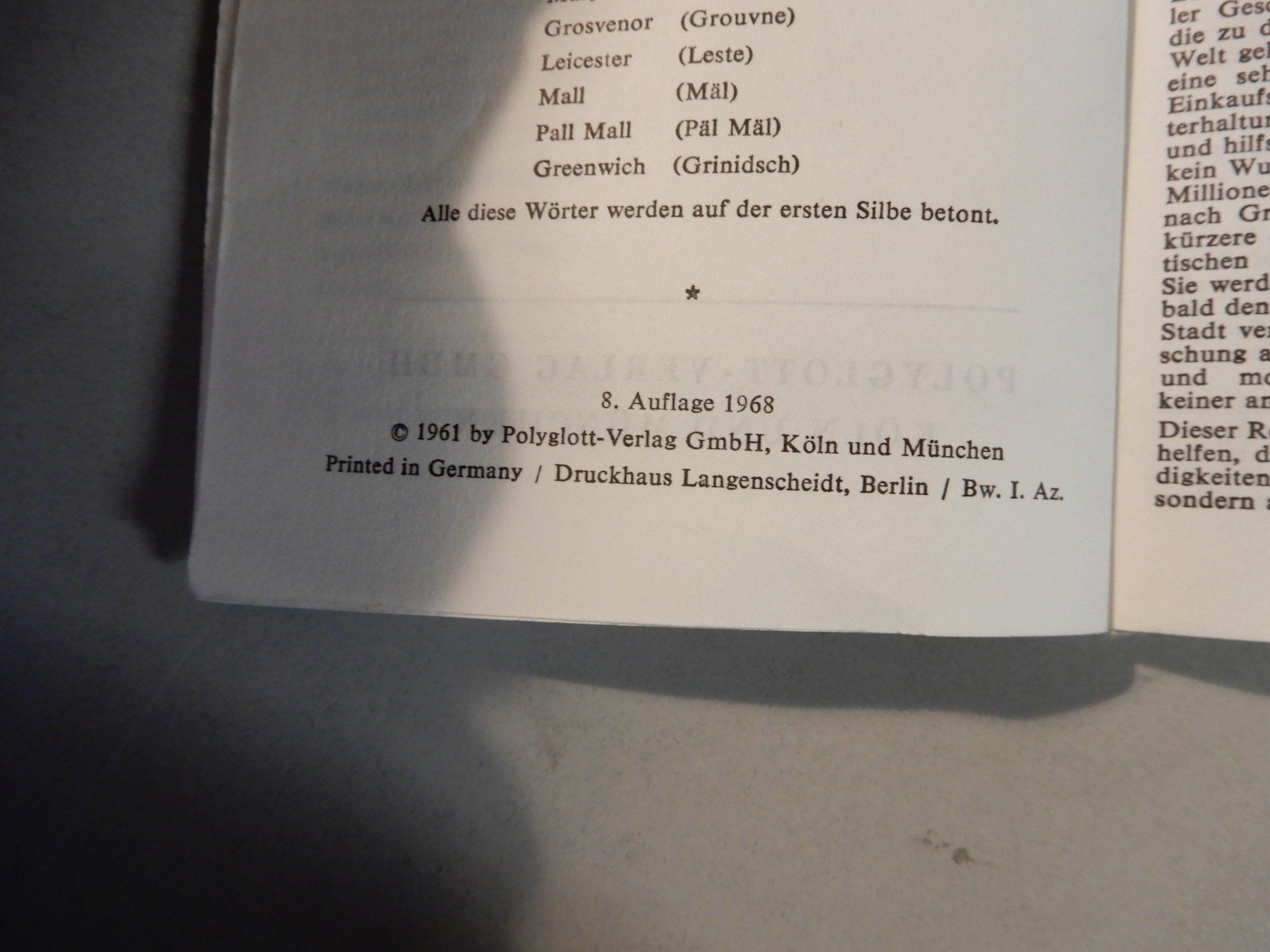 Libri: Polyglott Reiseführer London Vintage 1968 – Usato da Erstfeld venduto da Mario_boe0 3