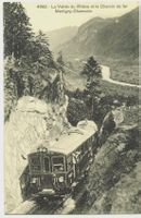 Chemin de fer Martigny-Châtelard. Chamonix Vers 1910