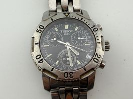 Vintage TISSOT chrono montre homme / Herrenuhr läuft