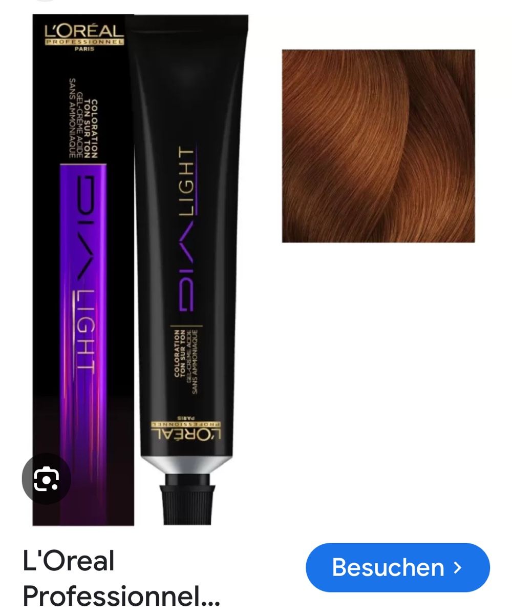 Färbemittel: L'Oreal Professionnel Dialight Tönung 7.40 – Neu und originalverpackt aus Zürich von pub_rt9x 2