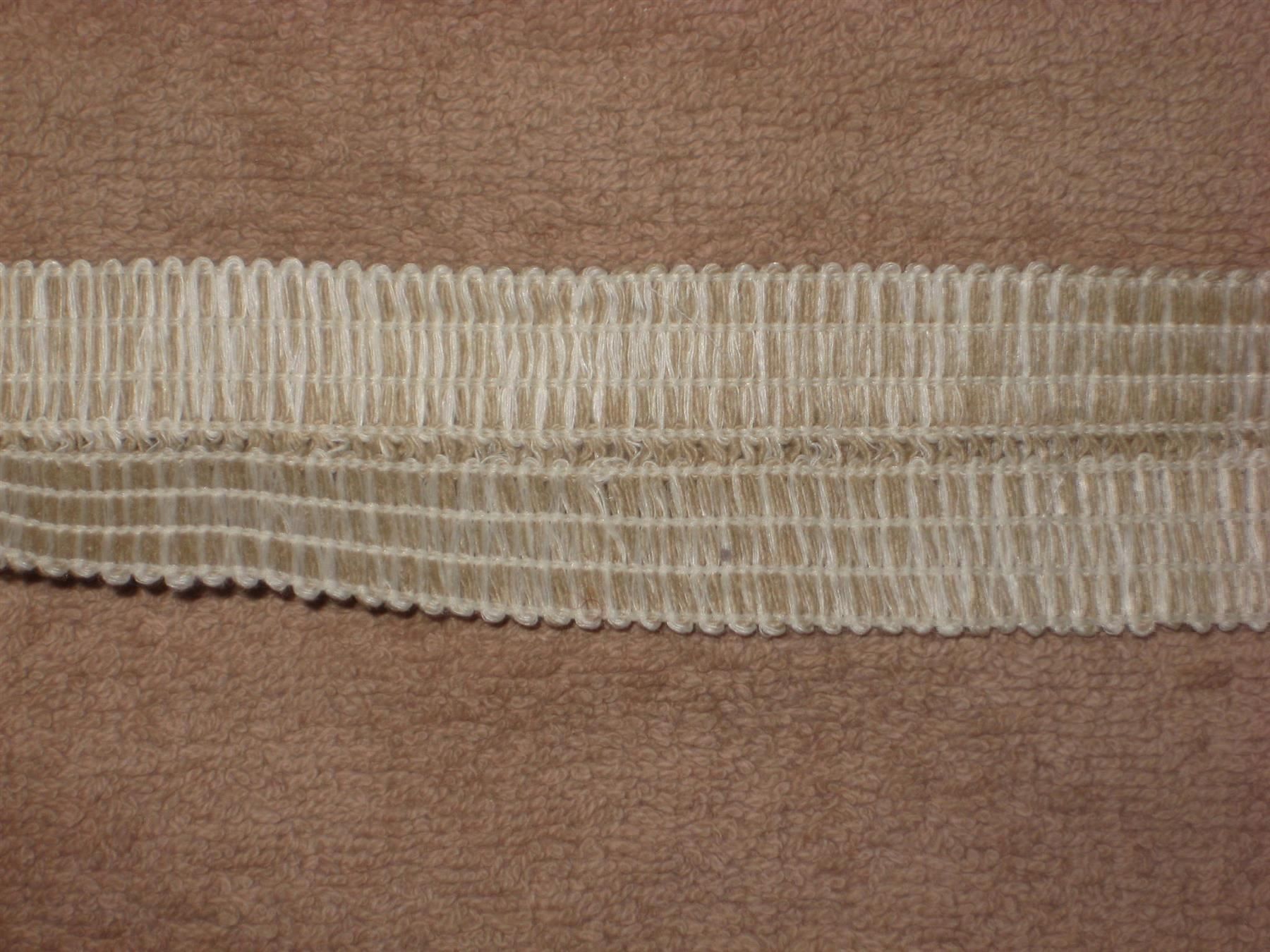 Nastri decorativi: Einfassband beige / weiss melliert – Nuovo e nell'imballaggio originale da Füllinsdorf venduto da Schlupp 1