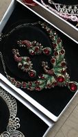 Hochzeit Schmuckset Kette Anhänger Ohrring Ohrstecker