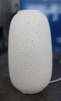 Tischlampe Lucide Flores, Porzellan weiss, Ø 14cm, E14 - NEU