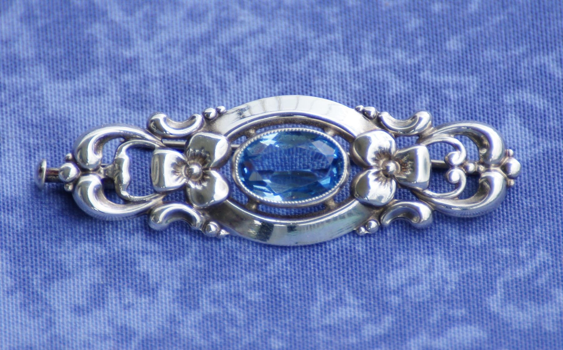 Spille & Fermagli: Silberbrosche Antik Art Deco 835 Silber – Usato da Winterthur venduto da Tabalugi
