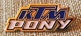 M036 - Pin Motorrad Bike - KTM  Pony Logo