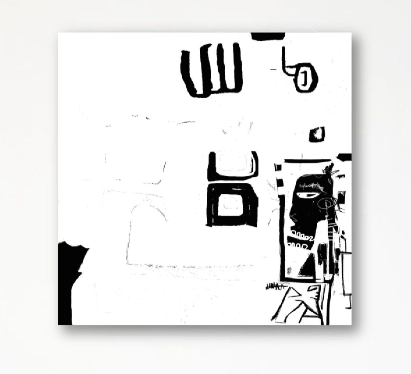 Foto & Immagini: Bagamoyo Expressionismus Kunst Modern Art Brut Bild White – Nuovo (secondo la descrizione) da St. Niklausen LU venduto da Stefan_Bammert_Art 1