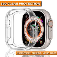 Apple Watch series 7 8 9 45mm Rahmen Case  schutz Voll cover