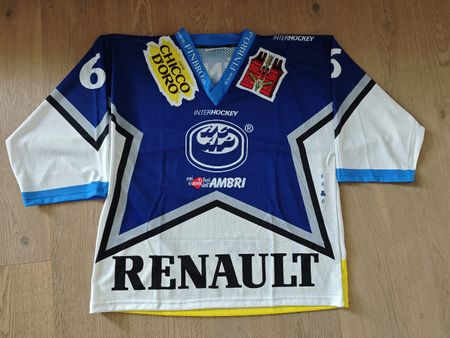 Maglia HCAP Ambri Piotta KÜNZI #6, Supercoppa Game Worn