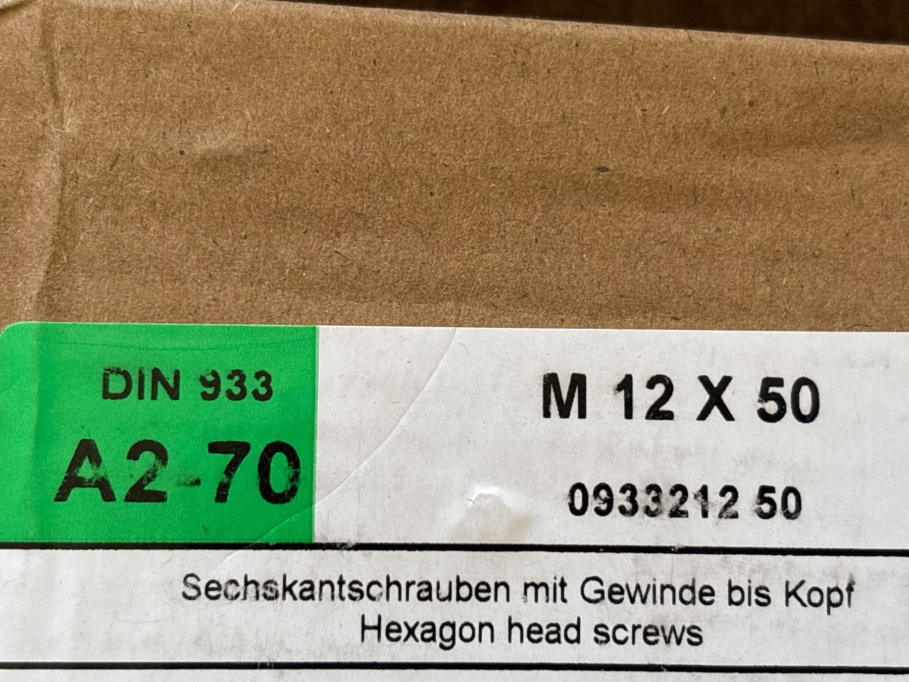 Tutti gli attrezzi: 25 Sechskantschrauben M 16 x 55 – Nuovo e nell'imballaggio originale da Genève venduto da Buens4 3