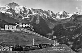 Schynige platte bahn Berghotel Jungfrau