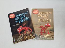 Duo de livres Harold et les Dragons