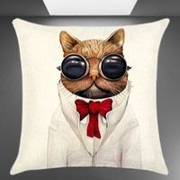 🐱 Lustiges Motiv auf Kissenbezug Astro Cat by Animal Crew💫