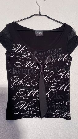 OGGI PARIS S M/NP45CHF Cottone Elastane T-Shirt Krawatte