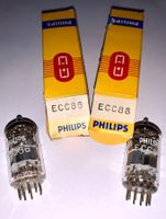2 Röhren / Radioröhren ECC86 (2x Triode), NOS, Philips