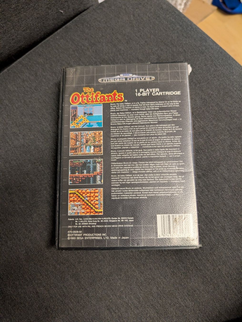 Spiele: The ottifants sega Mega Drive – Gebraucht aus Giubiasco von Ticinerd 1