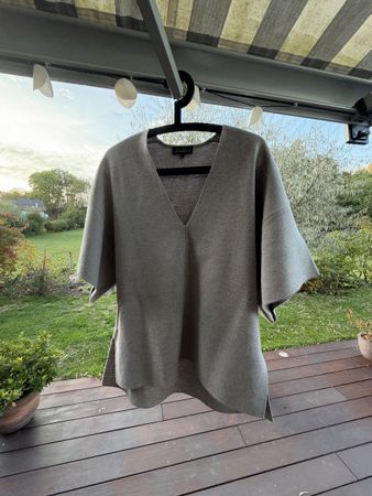 Pull Luisa Spagnoli, laine vierge, gris, taille unique