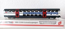 Hobbytrain SBB IC2000 2.Klasse " Stauwagen "