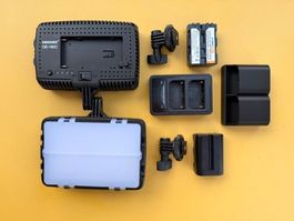 Neewer OE-160C mit 160 Dimmbare LED inkl. Akku und Ladegerät