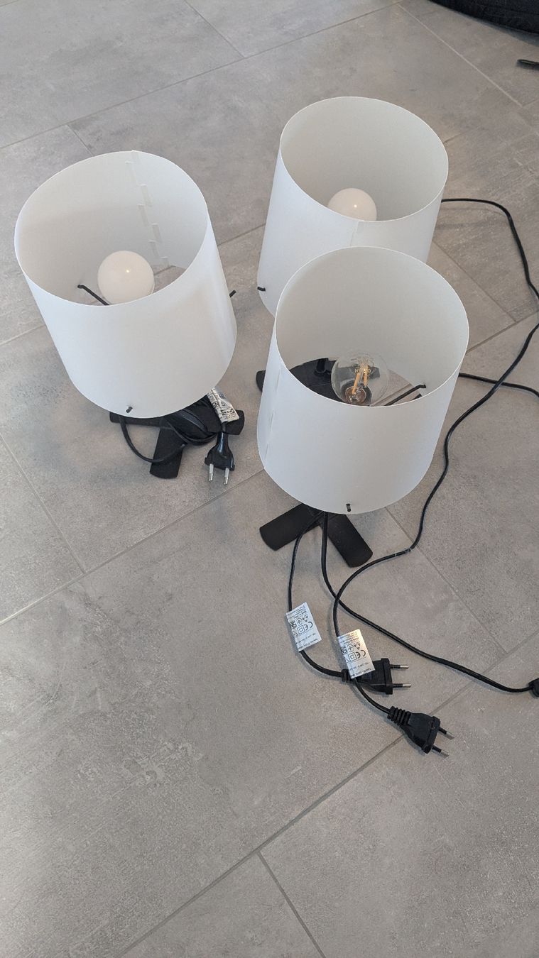 Lampen: 3 x Nachttischlampen – Gebraucht aus Thun von rsj_yhb7