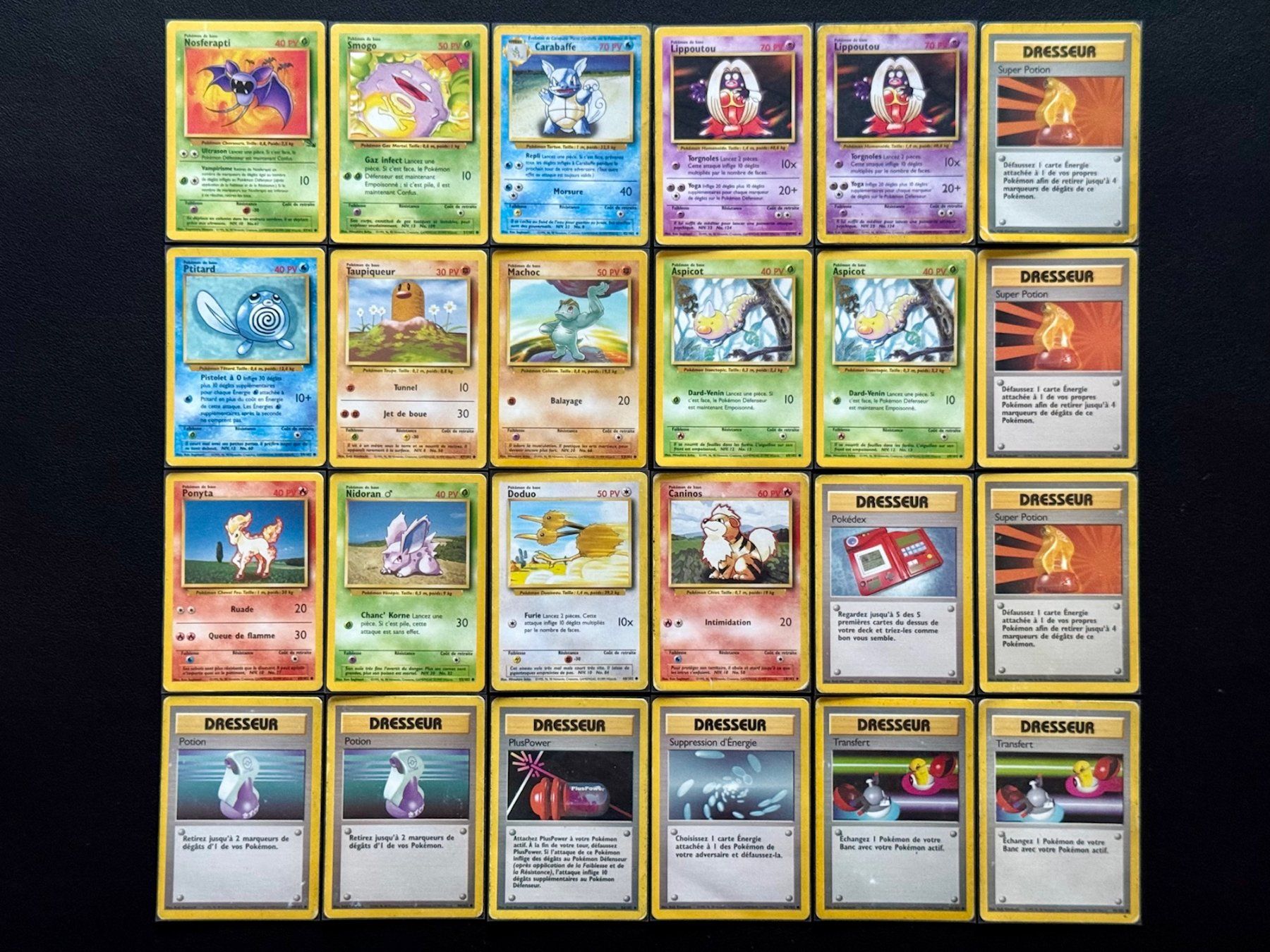 Pokémon Carte collezionabili: 24 Pokémon Cards | Base Set | FRA – Usato da Soyhières venduto da Spartan117