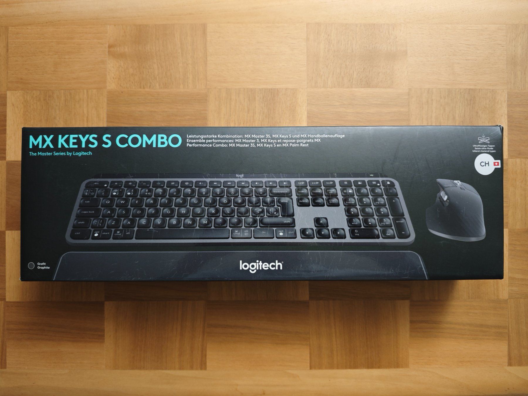 Logitech Tastiere: Logitech MX KEYS  S COMBO Master Series Tastatur Maus Set – Nuovo e nell'imballaggio originale da Rikon im Tösstal venduto da Mr4Nal