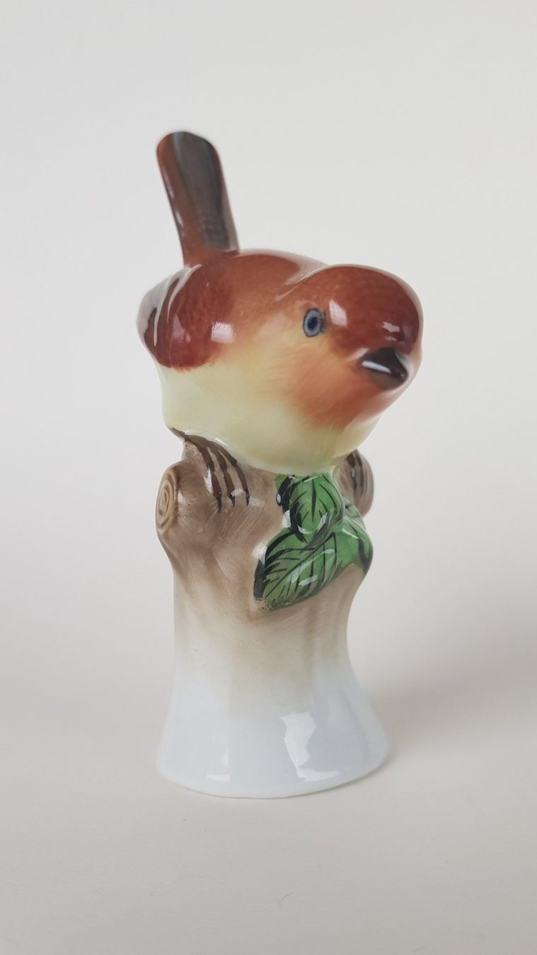Herend Statuette: Herend - " Rotkehlchen " -  aus  Schweizer Sammlung – Usato da Horw venduto da Kunstreich7 9