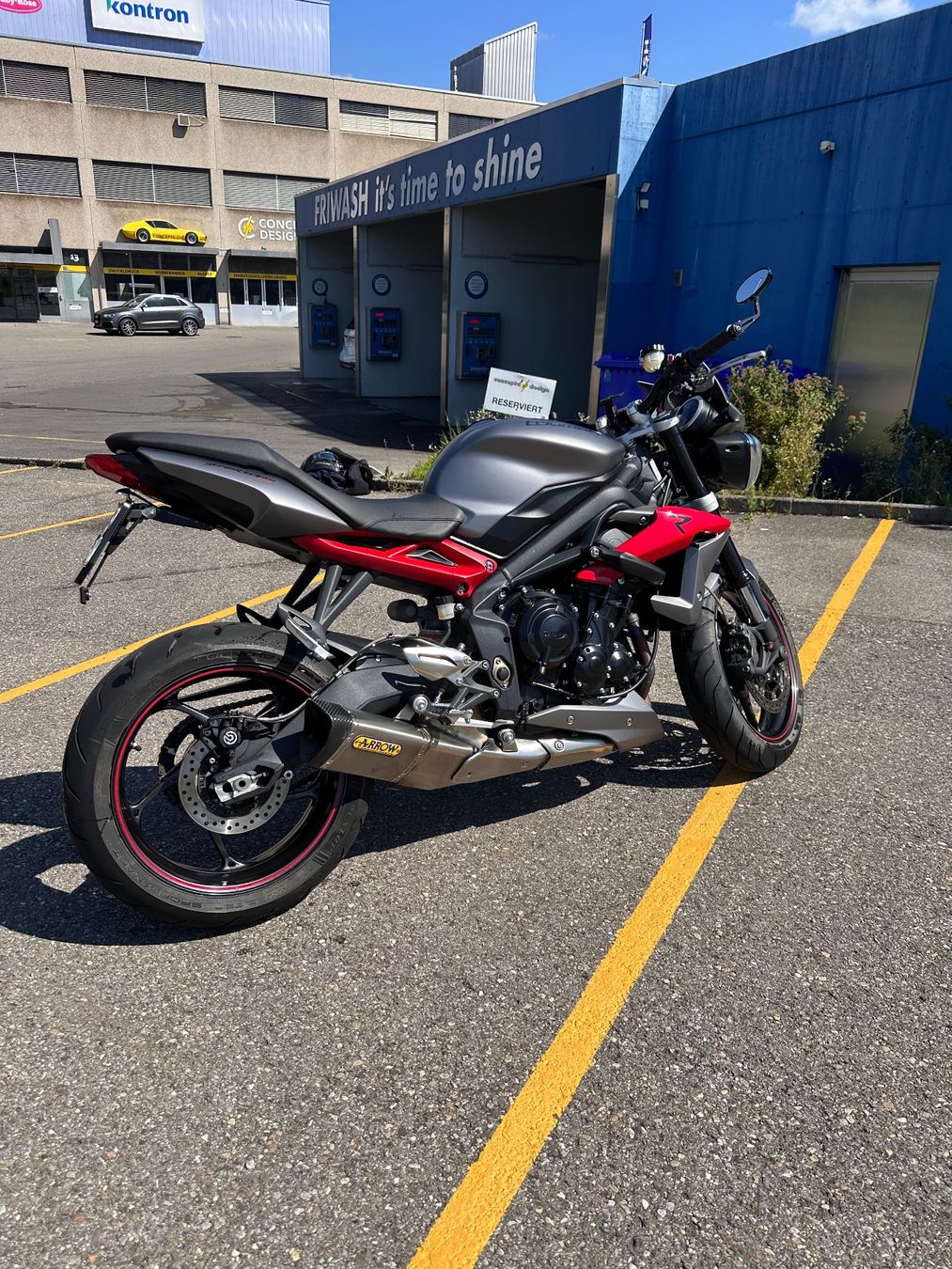 Triumph Route: Triumph street triple R – D'occasion à Ostermundigen par cercel.Ion 3