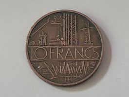 10 Franchi francesi coniata nel 1979