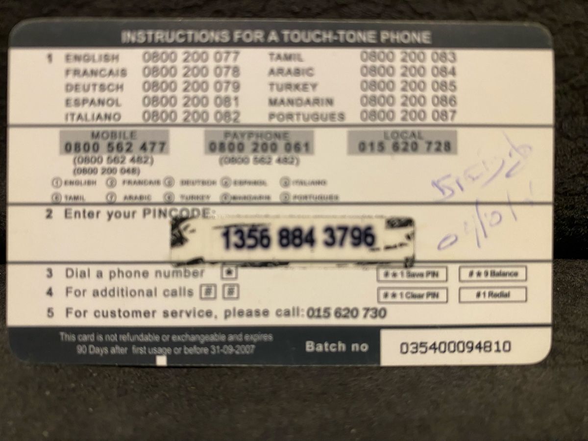 Telefon- & Taxkarten: Carte – Gebraucht aus Lausanne von babacard10 1