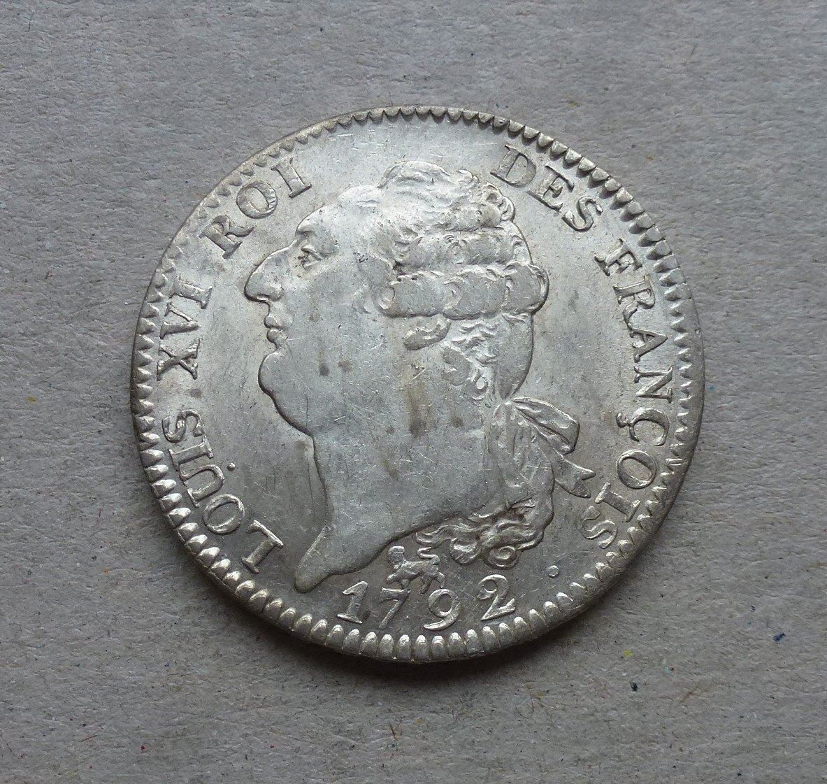 Tutti le monete: Frankreich ++ Ecu de 6 Livres 1792 A – Usato da Walkringen venduto da Casablanca777