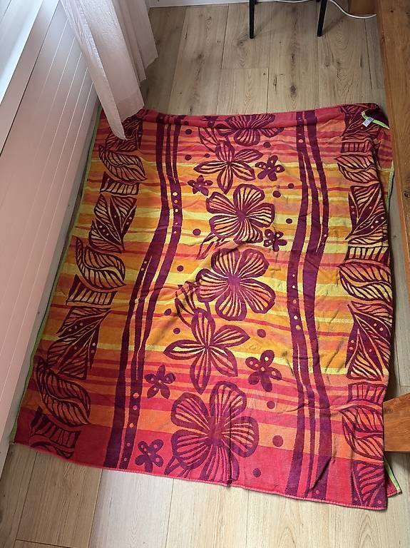 Teli da bagno: Doppel Badetuch / Strandtuch Blume – Nuovo e nell'imballaggio originale da Aadorf venduto da mar_l5n2 1