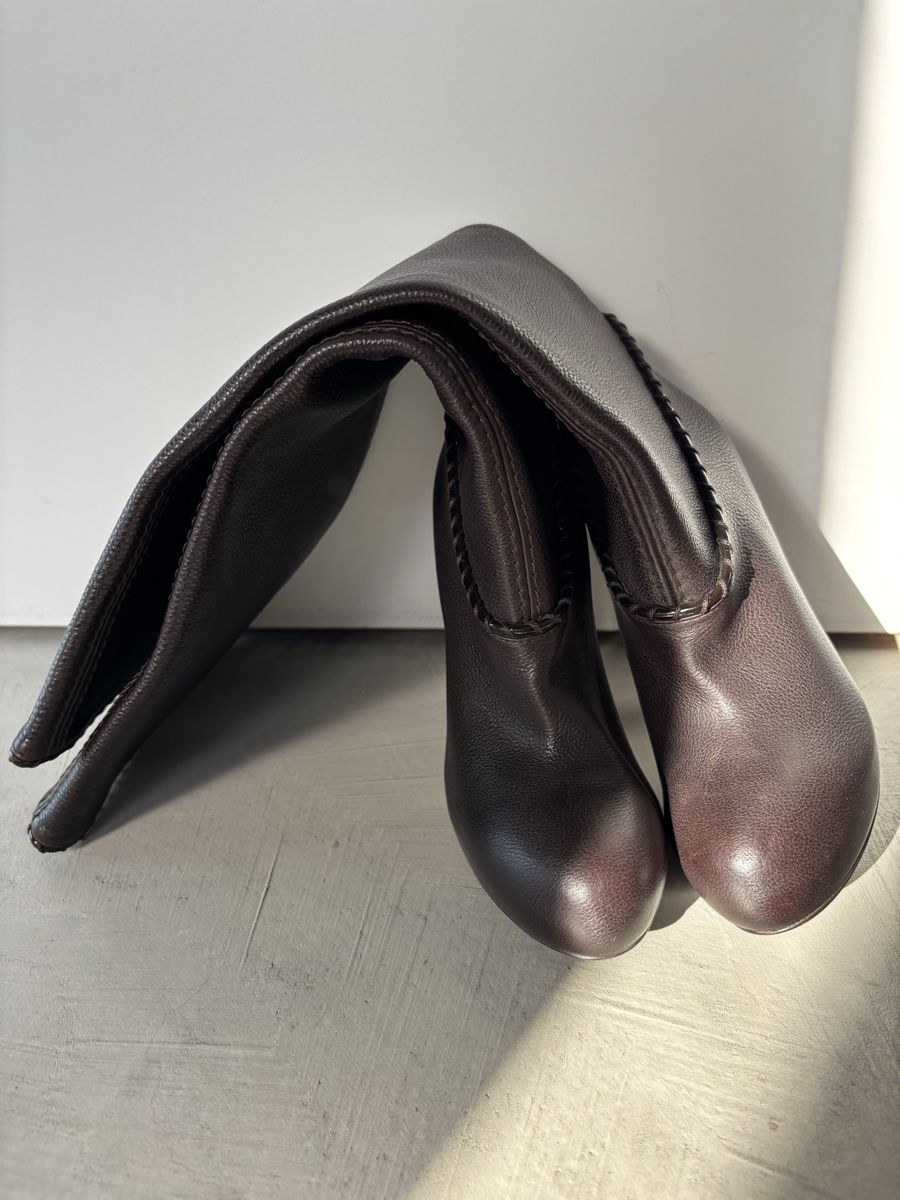 Bally Scarpe da donna: Bally Lederstiefel, Gr. 37, dunkel braun – Nuovo (secondo la descrizione) da Steinmaur venduto da aly_mhs6 6
