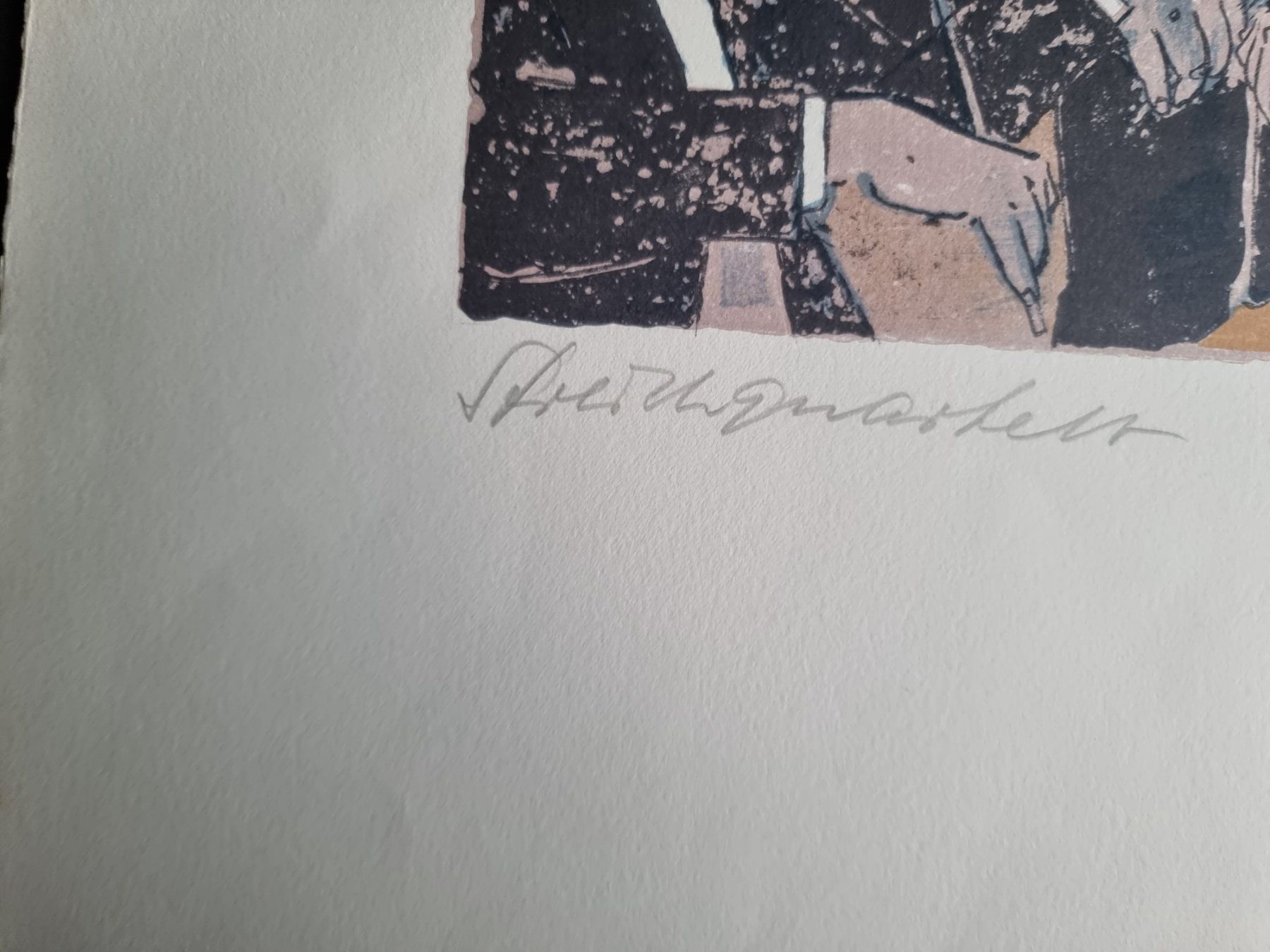 Grafica & Litografie: EGGENBERG HANS LINOLSCHNITT SIGNIERT – Usato da Gersau venduto da kunst-online 3