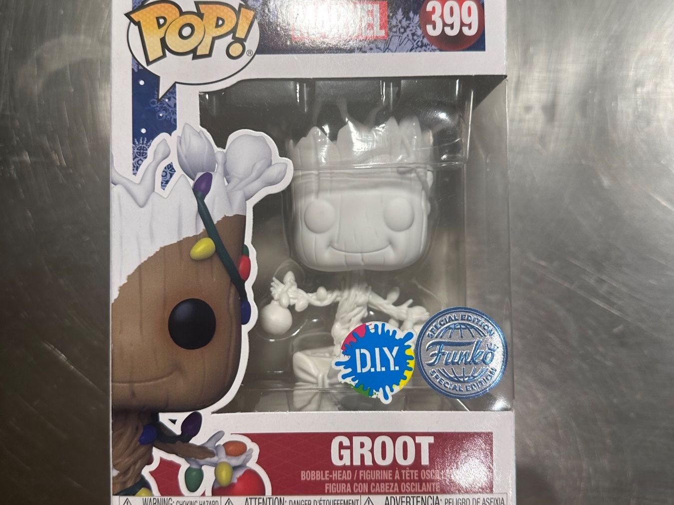 Funko Statuette: Funko Pop! Marvel DIY Groot #399 Special Edition – Nuovo e nell'imballaggio originale da Bern venduto da fab_82kd
