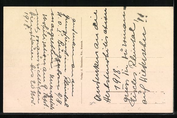 Cartoline postali: St. Margarethen, Ortsansicht mit Rhein u – Usato da Berlin venduto da bartko-reher 1