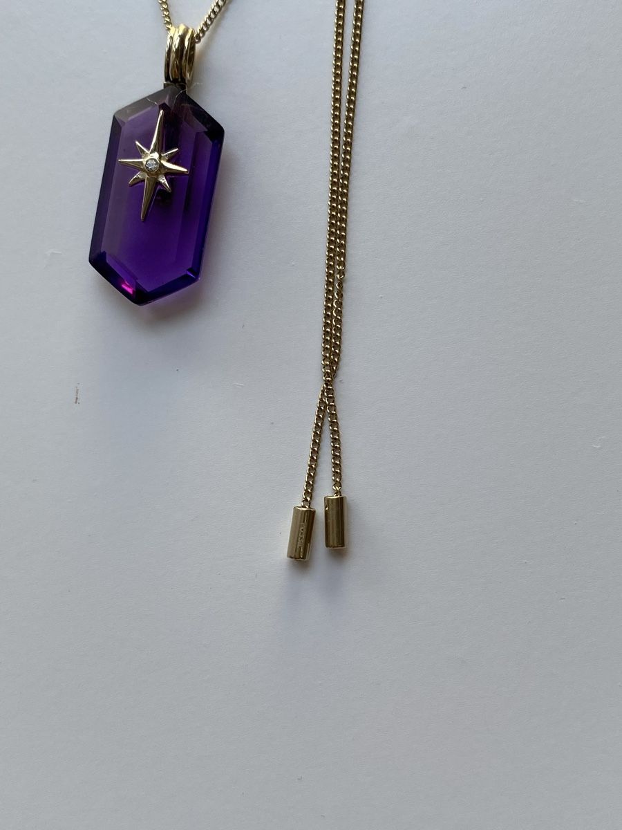 Fossil Catenine: Fossil Amethyst Halskette – Nuovo (secondo la descrizione) da Givisiez venduto da dor_xb9k 1