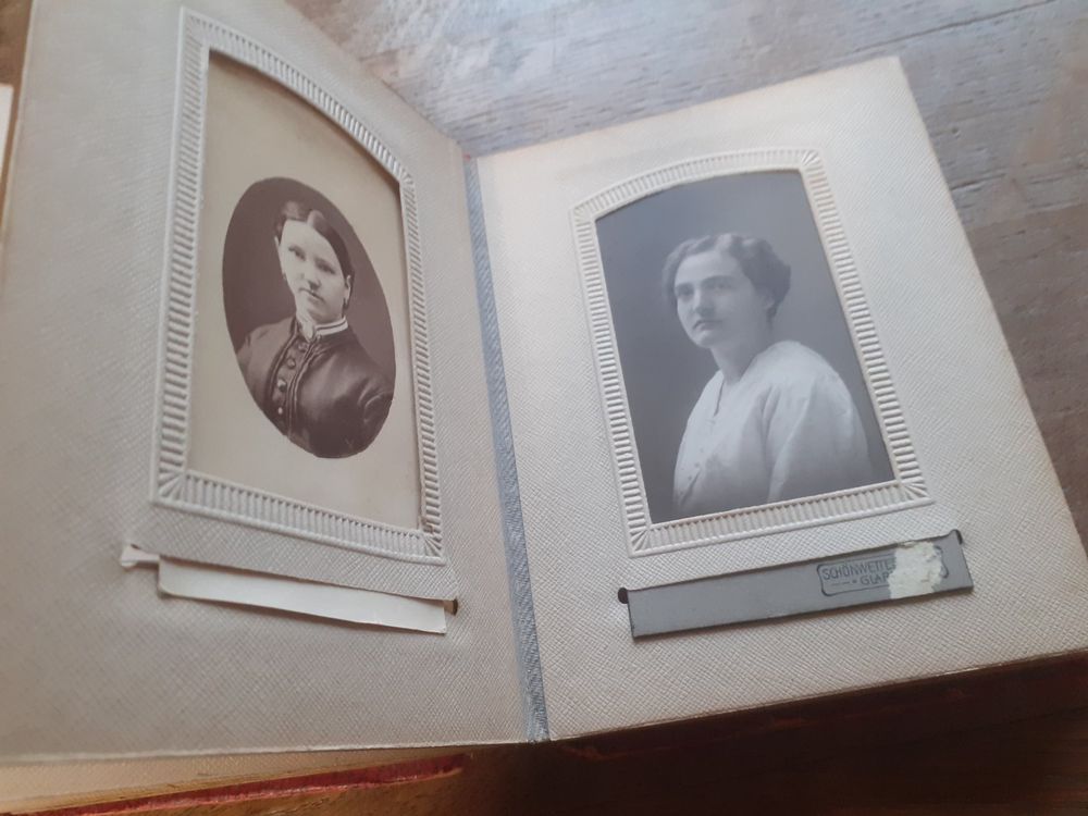 ANTIKES FAMILIEN ALBUM KANTON GLARUS 13 CARTEs de VISITE Kaufen