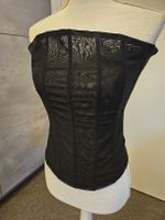 Korsett Mesh Schwarz Grösse XS mit Reissverschluss