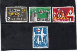 Timbres suisses 1956