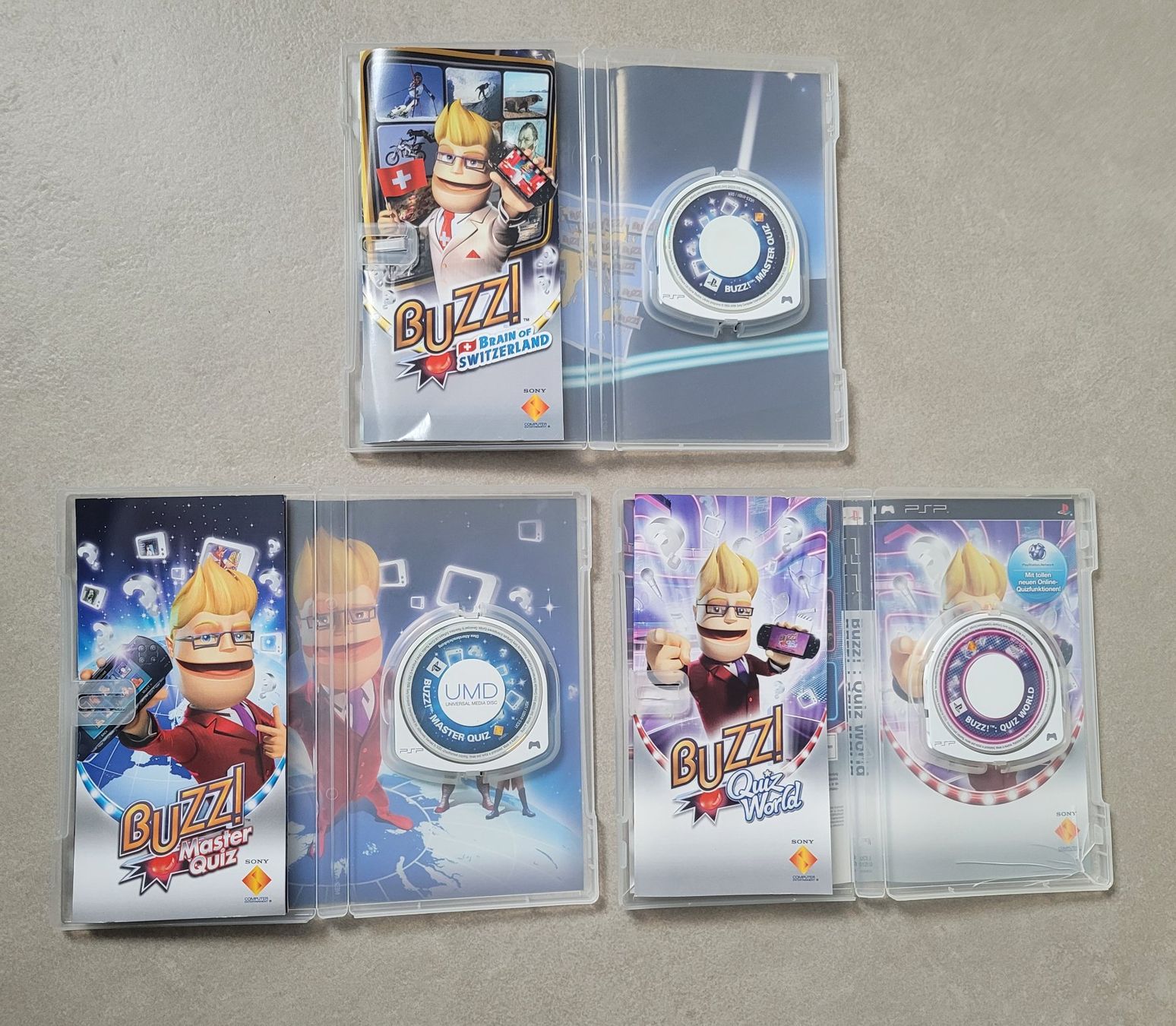 Giochi: 3x BUZZ! (PSP) – Usato da Uezwil venduto da -Retrogames- 1