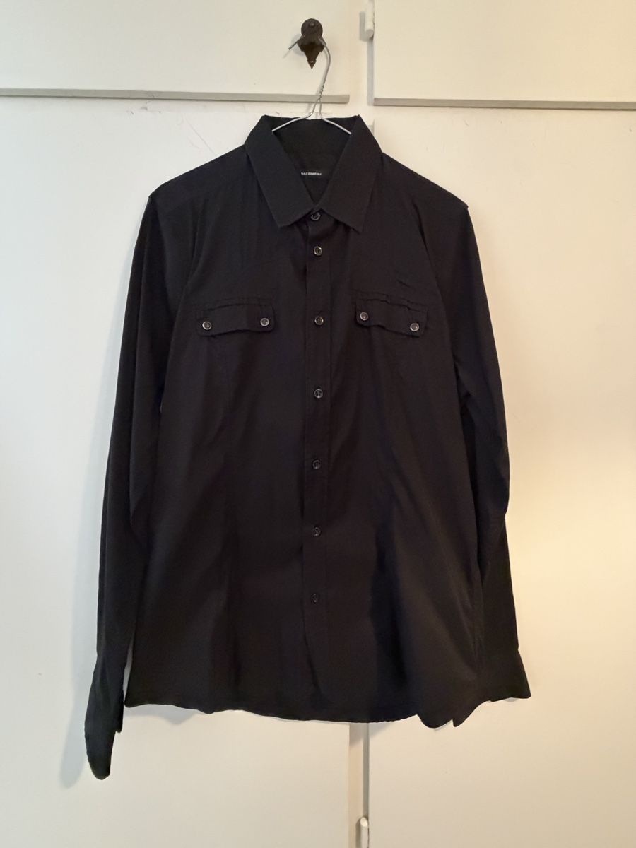 Camicie: Camicia uomo GAZZARRINI nera taglia L usata – Nuovo (secondo la descrizione) da Lugano venduto da can_xdd8
