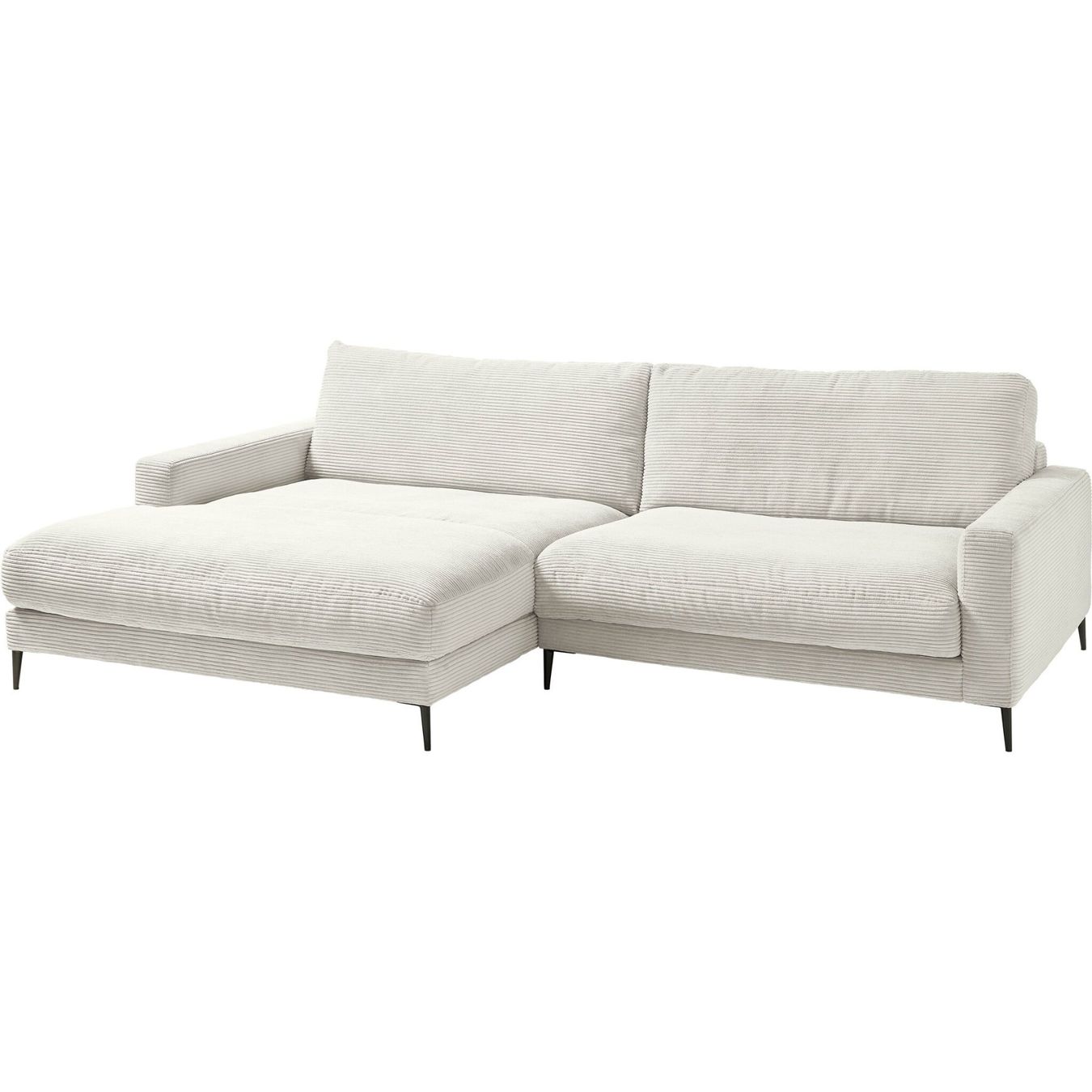 Sofas: Ecksofa  Uptown in Cord Snow links – Neu und originalverpackt aus Bischofszell von deluxe-moebel 2