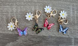 4 Stück Anhänger Schmetterling